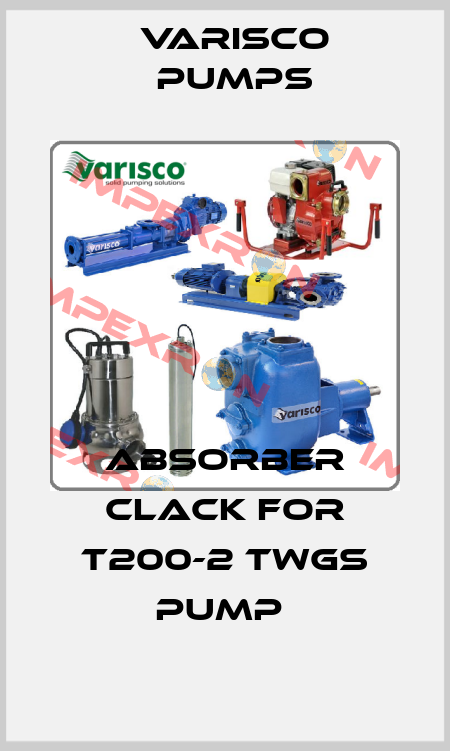 ABSORBER CLACK FOR T200-2 TWGS PUMP  Varisco pumps