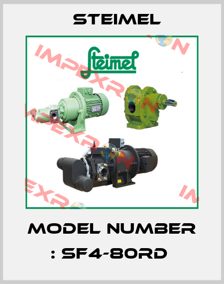 Model Number : SF4-80RD  Steimel