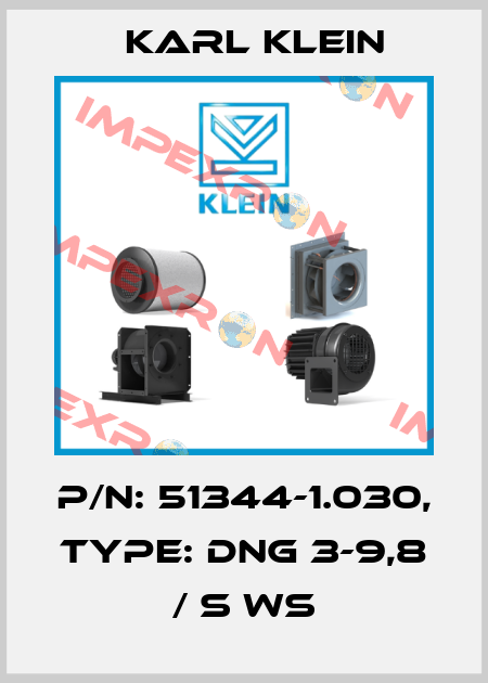 p/n: 51344-1.030, type: DNG 3-9,8 / S WS Karl Klein