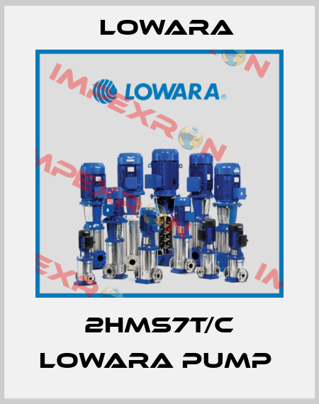 2HMS7T/C LOWARA PUMP  Lowara