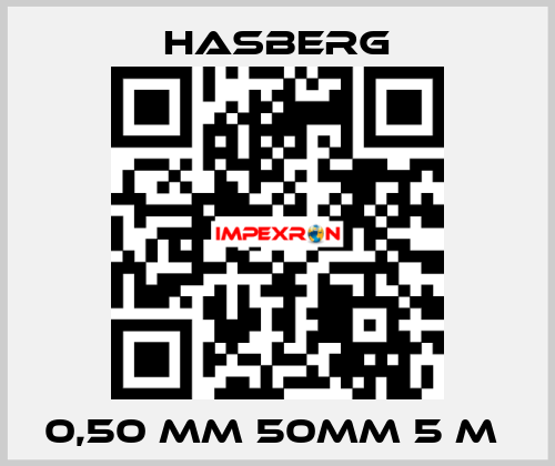 0,50 MM 50MM 5 M  Hasberg