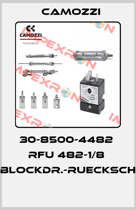 30-8500-4482  RFU 482-1/8  BLOCKDR.-RUECKSCH  Camozzi