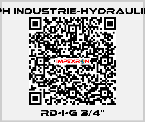 RD-I-G 3/4" PH Industrie-Hydraulik