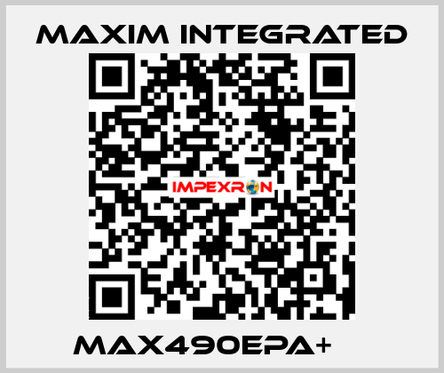 MAX490EPA+     Maxim Integrated