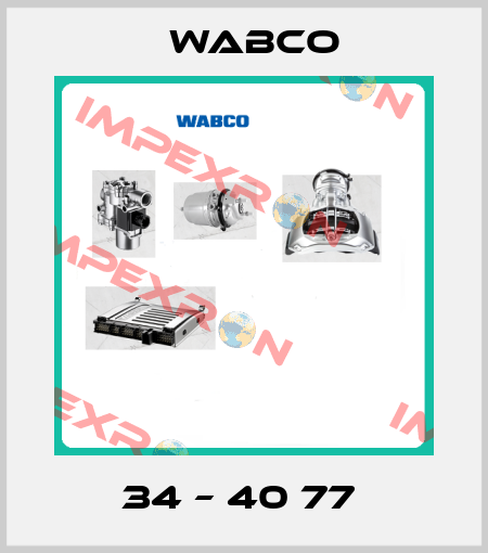 34 – 40 77  Wabco