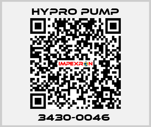 3430-0046  Hypro Pump