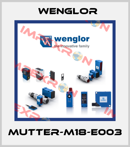 MUTTER-M18-E003 Wenglor