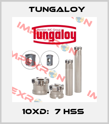 10xD:Ф7 HSS  Tungaloy