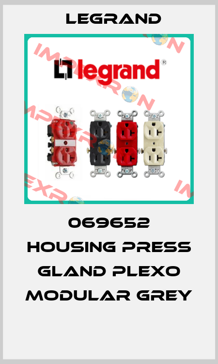 069652 HOUSING PRESS GLAND PLEXO MODULAR GREY  Legrand
