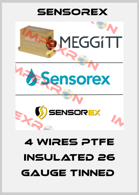 4 WIRES PTFE INSULATED 26 GAUGE TINNED  Sensorex