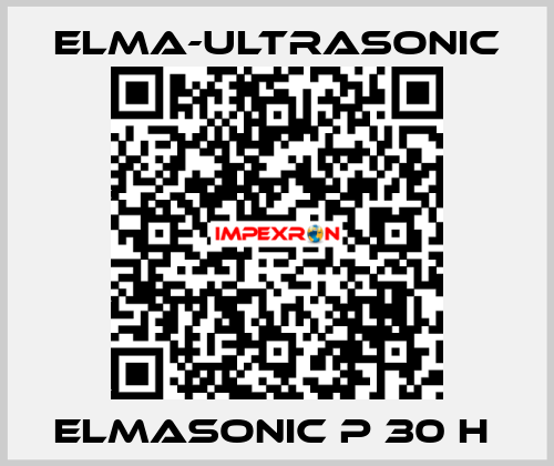 Elmasonic P 30 H  elma-ultrasonic