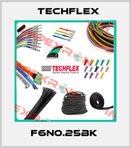 F6N0.25BK  Techflex
