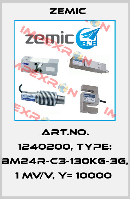 Art.No. 1240200, Type: BM24R-C3-130kg-3G, 1 mV/V, Y= 10000  ZEMIC