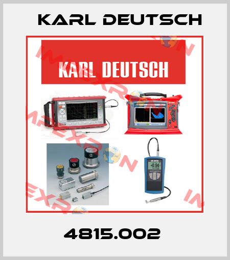 4815.002  Karl Deutsch