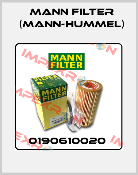 0190610020  Mann Filter (Mann-Hummel)