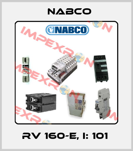 RV 160-E, i: 101  Nabco