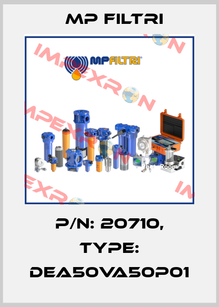P/N: 20710, Type: DEA50VA50P01 MP Filtri
