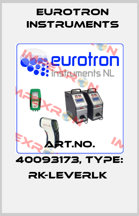 Art.No. 40093173, Type: RK-LeverLK  Eurotron Instruments