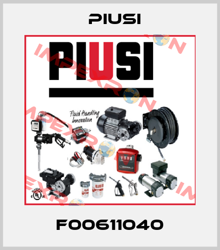 F00611040 Piusi