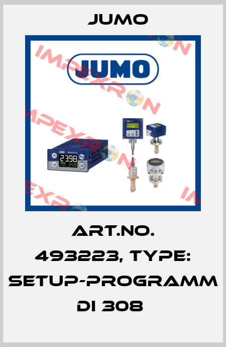 Art.No. 493223, Type: Setup-Programm di 308  Jumo