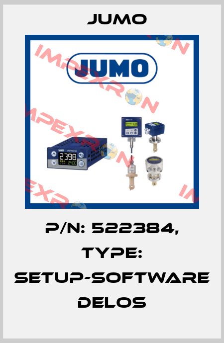 p/n: 522384, Type: Setup-Software DELOS Jumo