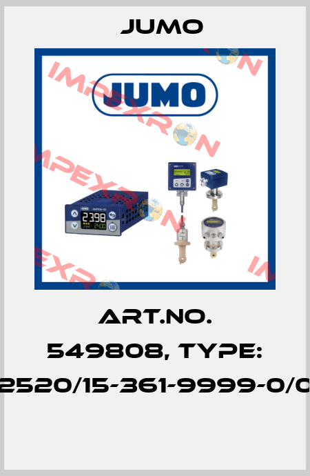 Art.No. 549808, Type: 902520/15-361-9999-0/000  Jumo