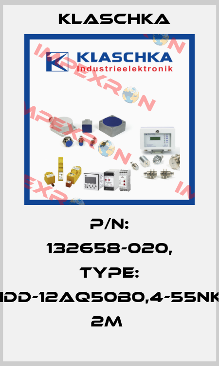P/N: 132658-020, Type: HDD-12aq50b0,4-55NK1 2m  Klaschka