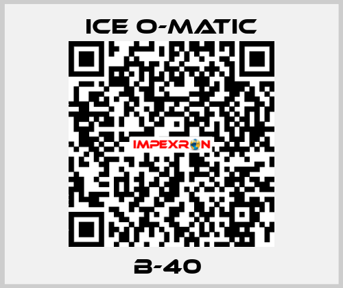 B-40  Ice O-Matic
