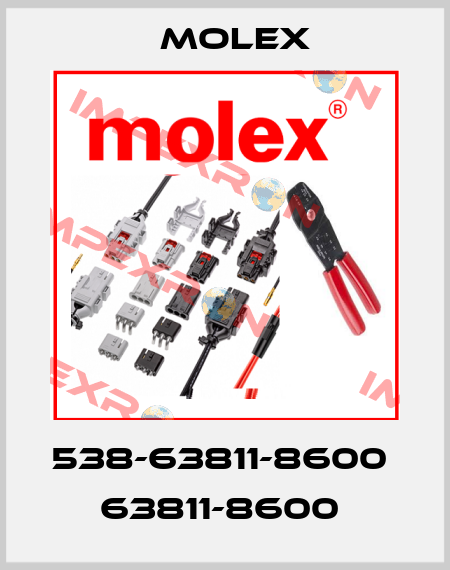 538-63811-8600  63811-8600  Molex