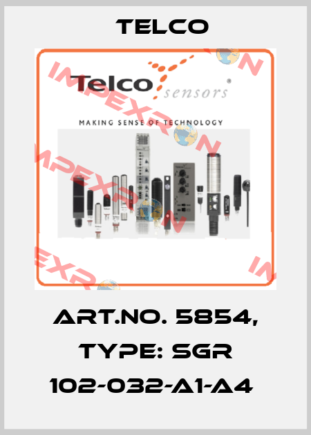 Art.No. 5854, Type: SGR 102-032-A1-A4  Telco