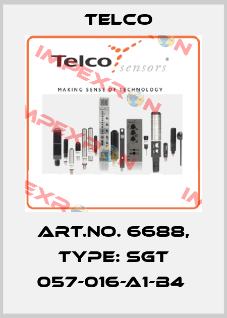 Art.No. 6688, Type: SGT 057-016-A1-B4  Telco