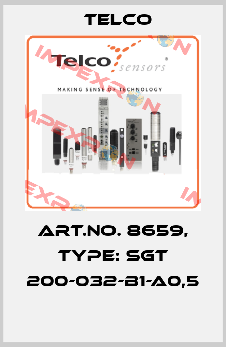 Art.No. 8659, Type: SGT 200-032-B1-A0,5  Telco
