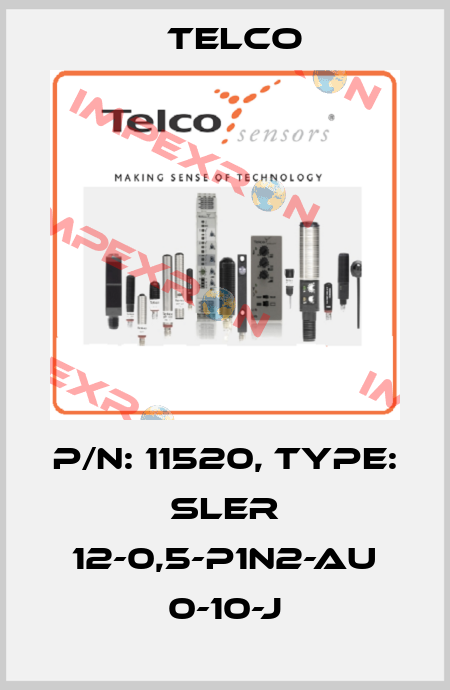 p/n: 11520, Type: SLER 12-0,5-P1N2-AU 0-10-J Telco