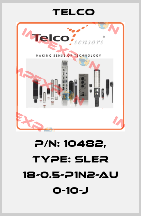 p/n: 10482, Type: SLER 18-0.5-P1N2-AU 0-10-J Telco