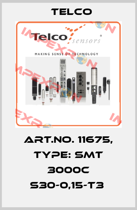 Art.No. 11675, Type: SMT 3000C S30-0,15-T3  Telco