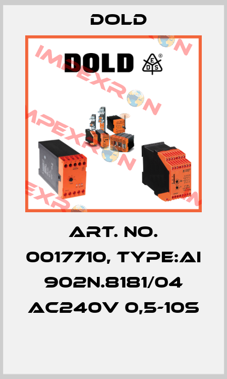 Art. No. 0017710, Type:AI 902N.8181/04 AC240V 0,5-10S  Dold