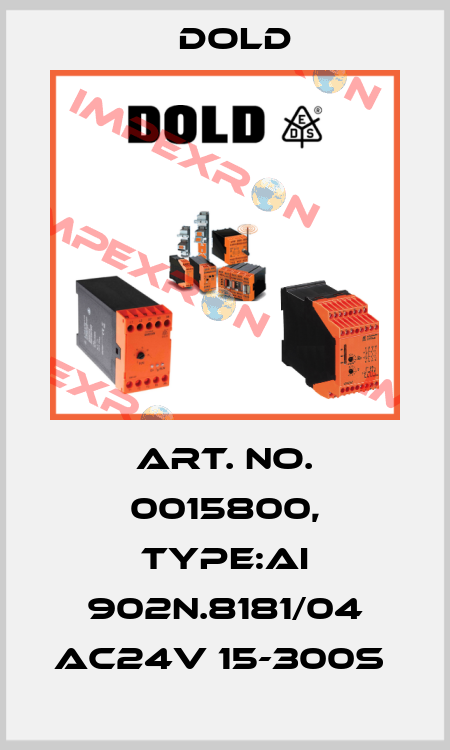 Art. No. 0015800, Type:AI 902N.8181/04 AC24V 15-300S  Dold