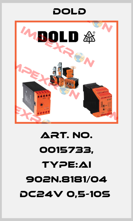 Art. No. 0015733, Type:AI 902N.8181/04 DC24V 0,5-10S  Dold