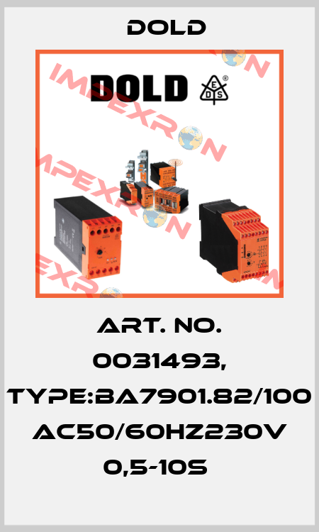 Art. No. 0031493, Type:BA7901.82/100 AC50/60HZ230V 0,5-10S  Dold