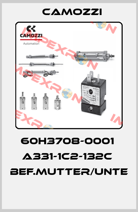 60H3708-0001  A331-1C2-132C  BEF.MUTTER/UNTE  Camozzi