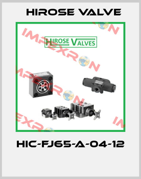 HIC-FJ65-A-04-12  Hirose Valve