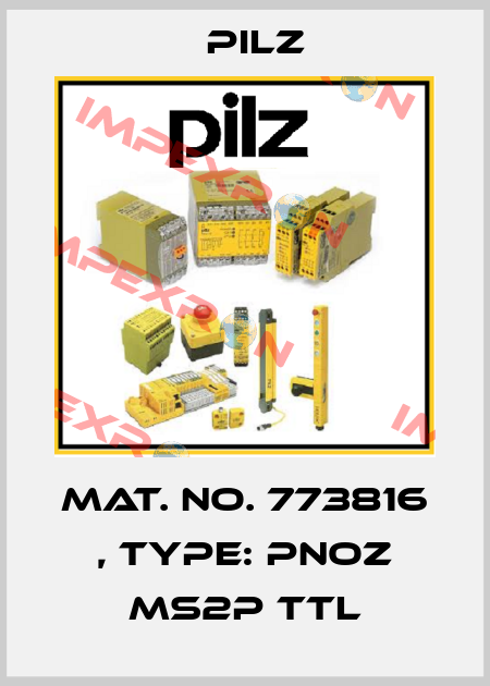 Mat. No. 773816 , Type: PNOZ ms2p TTL Pilz