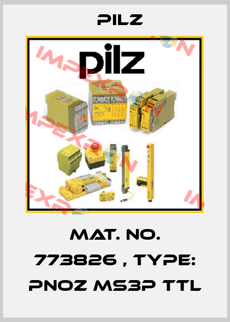 Mat. No. 773826 , Type: PNOZ ms3p TTL Pilz