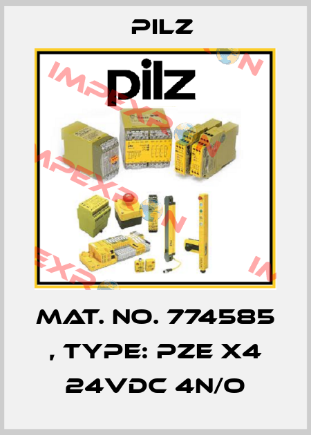 Mat. No. 774585 , Type: PZE X4 24VDC 4n/o Pilz