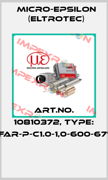 Art.No. 10810372, Type: FAR-P-C1.0-1,0-600-67°  Micro-Epsilon (Eltrotec)