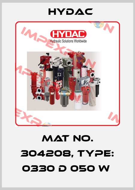 Mat No. 304208, Type: 0330 D 050 W  Hydac