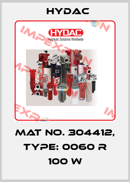 Mat No. 304412, Type: 0060 R 100 W Hydac