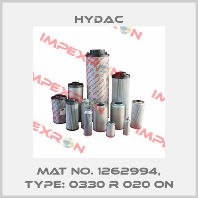 Mat No. 1262994, Type: 0330 R 020 ON Hydac