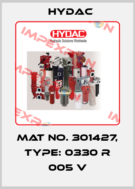 Mat No. 301427, Type: 0330 R 005 V Hydac