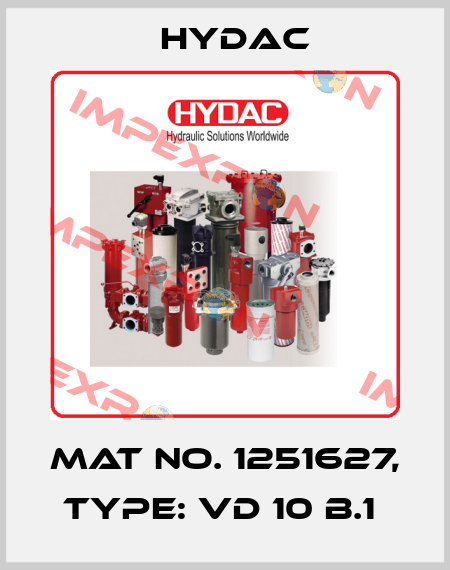 Mat No. 1251627, Type: VD 10 B.1  Hydac